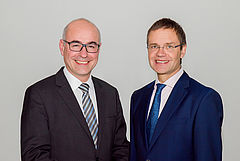 Portrait ZEW-Präsident Prof. Achim Wambach und ZEW-Direktor Thomas Kohl Portrait ZEW-Präsident Prof. Achim Wambach und ZEW-Direktor Thomas Kohl